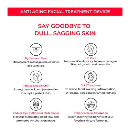 VibeWell ReLift 6-in-1 – EMS & LED för hudlyft och förnyelse