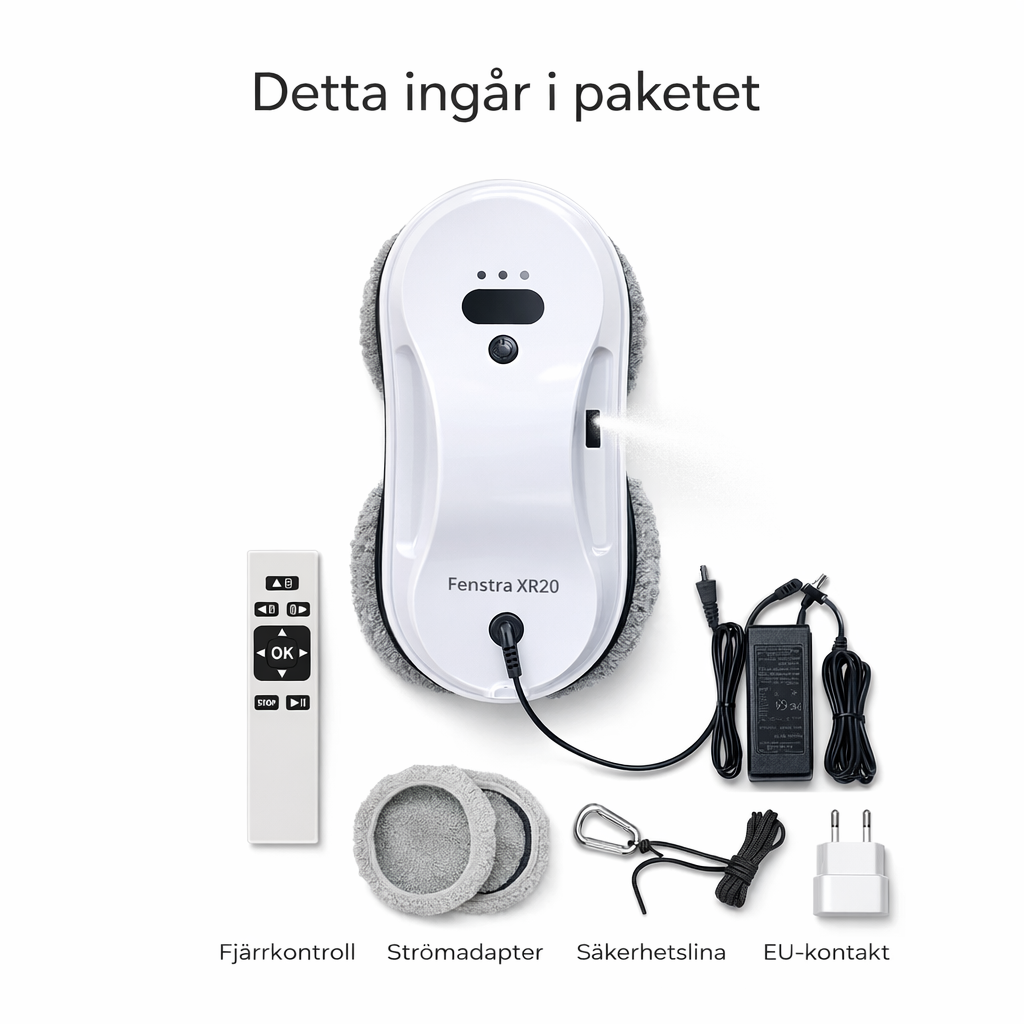 Fenstra XR20 - Kristallklara fönster - utan arbete