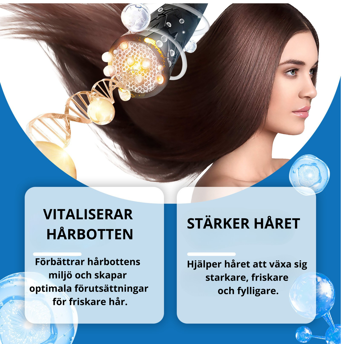 HOEGOA - Hårroller med Rosmarin & Ingefära – För naturlig hårväxt